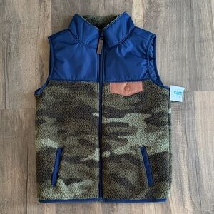 Carter's Navy and Camo Kids Vest